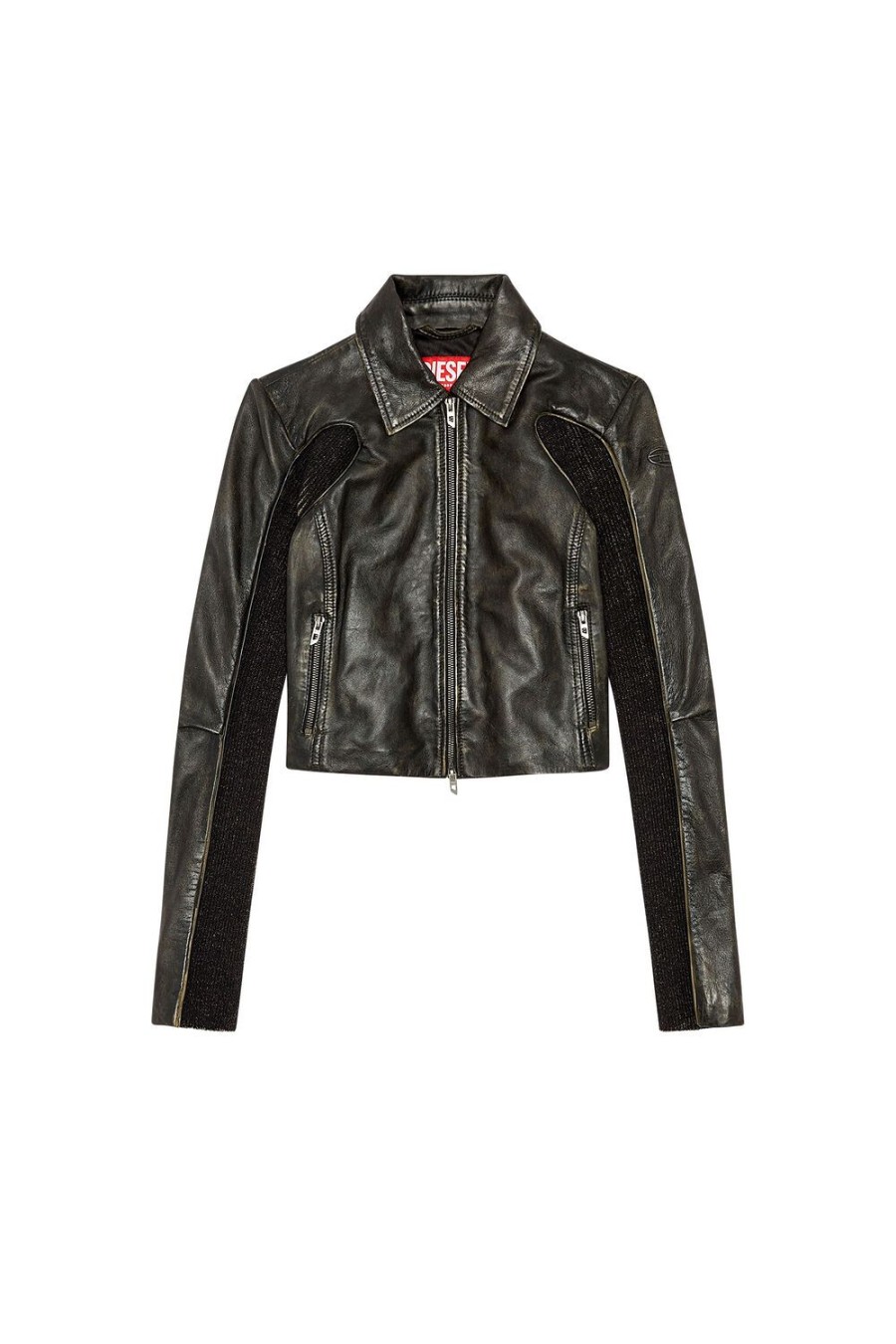 Women Diesel Outerwear And Jackets | L-Totem Black/Brown