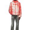 Men Diesel Outerwear And Jackets | J-Warrett-Logo-Logo Red/White