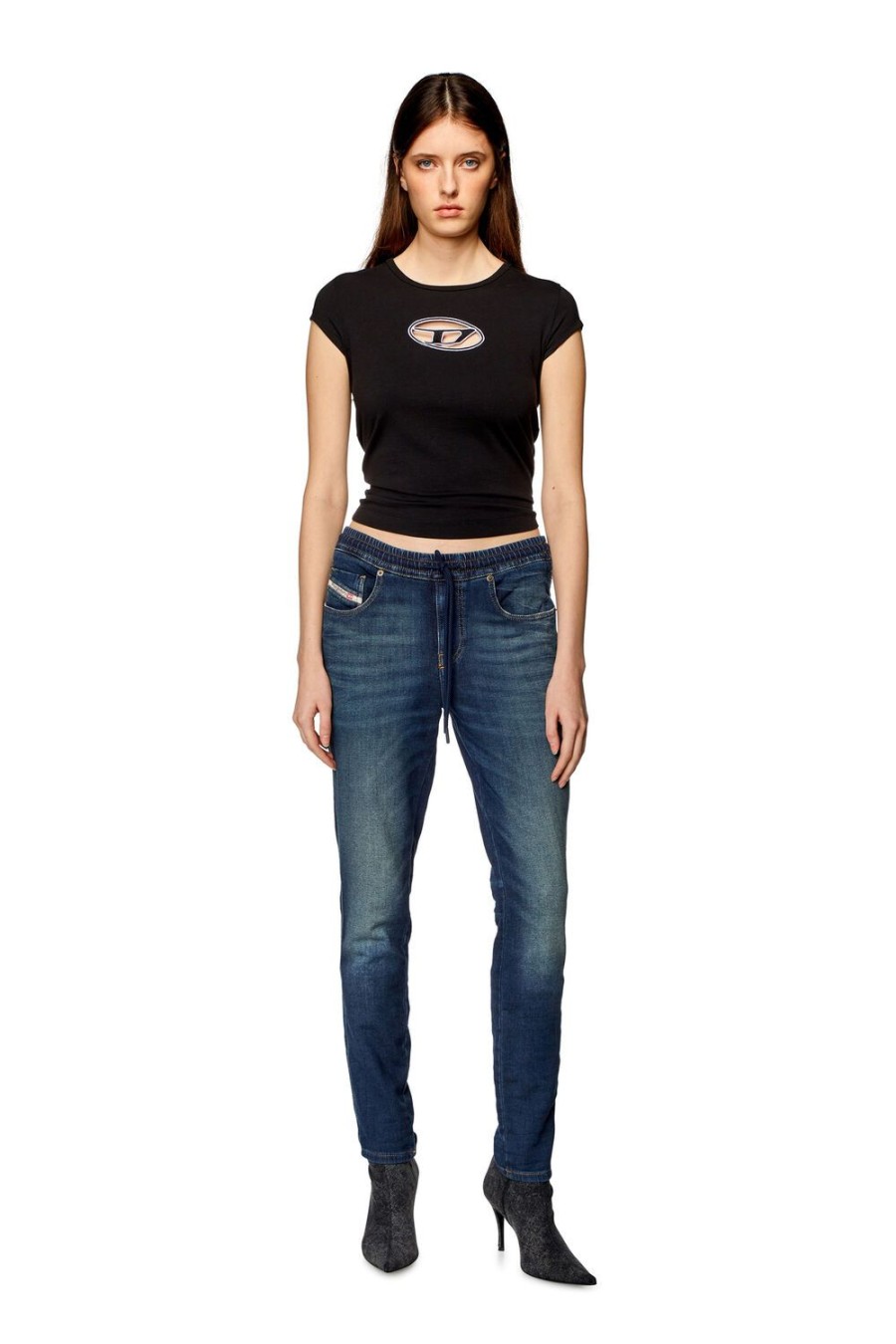 Women Diesel Jeans | Skinny 2061 D-Tail Joggjeans® 068Hz Dark Blue