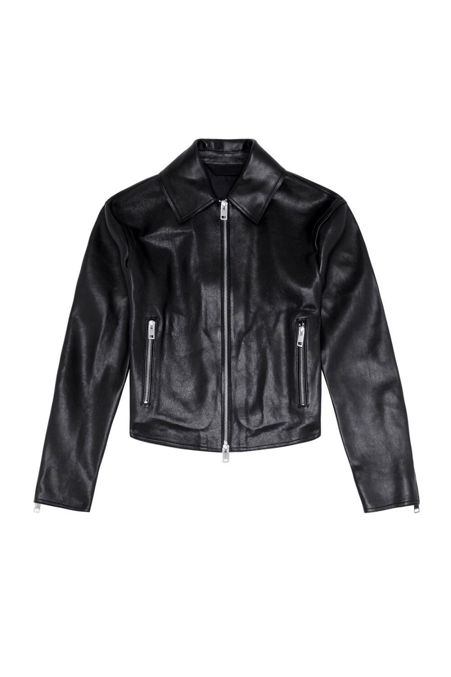 Women Diesel Outerwear And Jackets | L-Melia-Nw Black