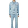 Men Diesel Outerwear And Jackets | D-Barcy-Re Light Blue