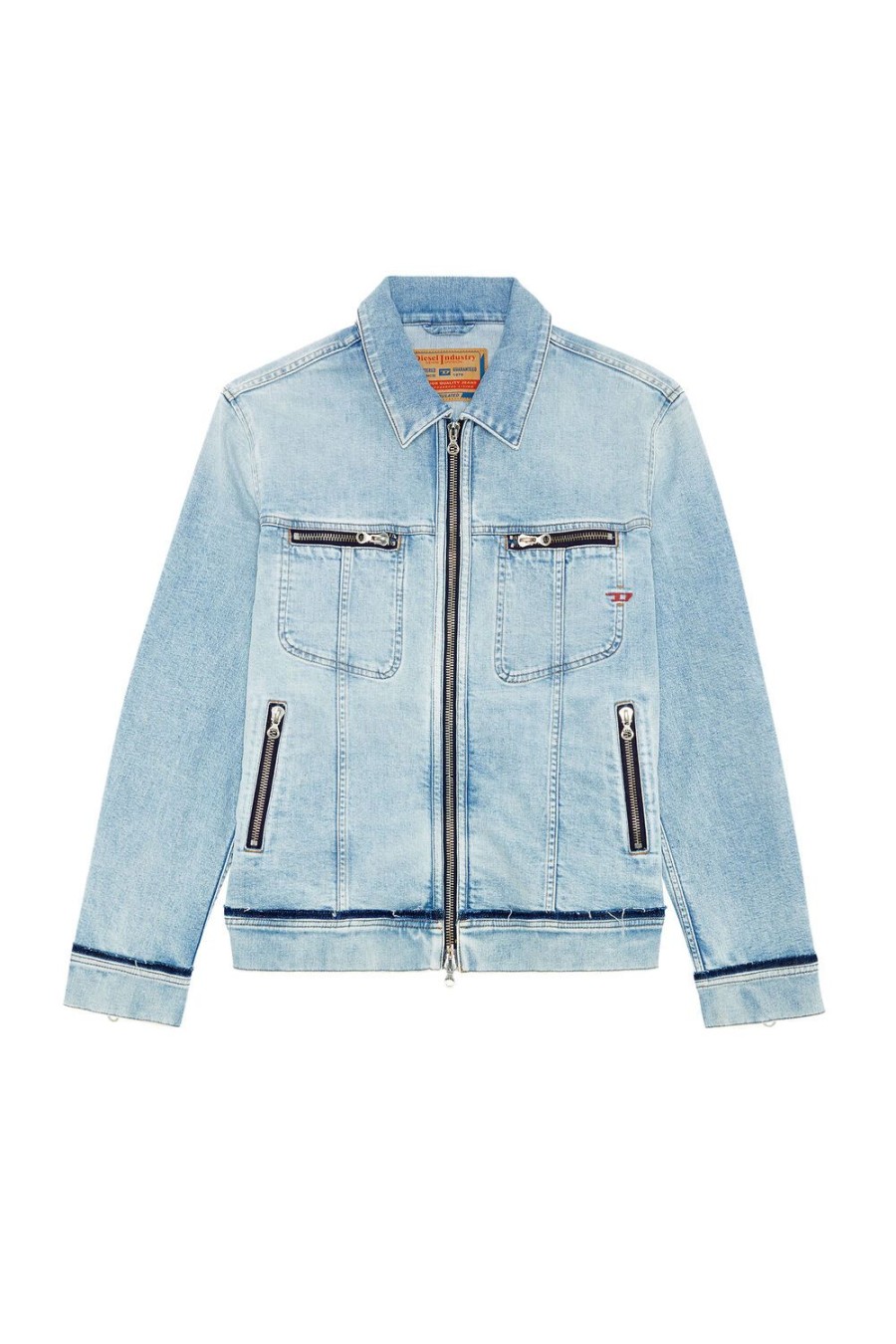 Men Diesel Outerwear And Jackets | D-Barcy-Re Light Blue