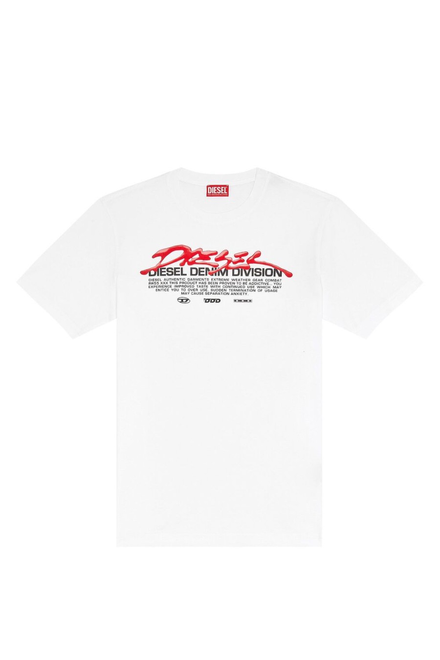 Men Diesel T-Shirts | T-Just-L3 White