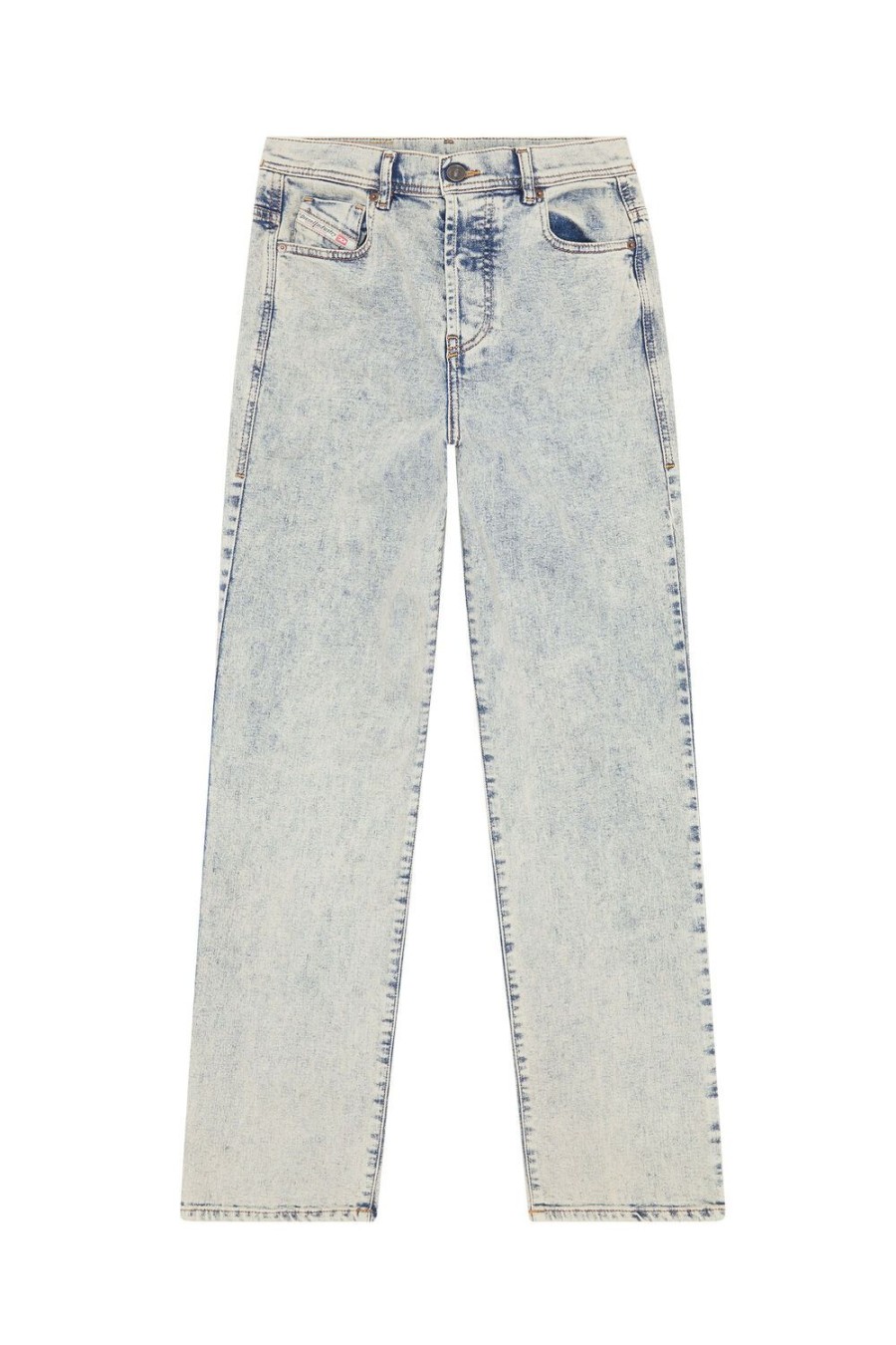 Women Diesel Jeans | Straight Jeans 1956 D-Tulip 09F12 Medium Blue