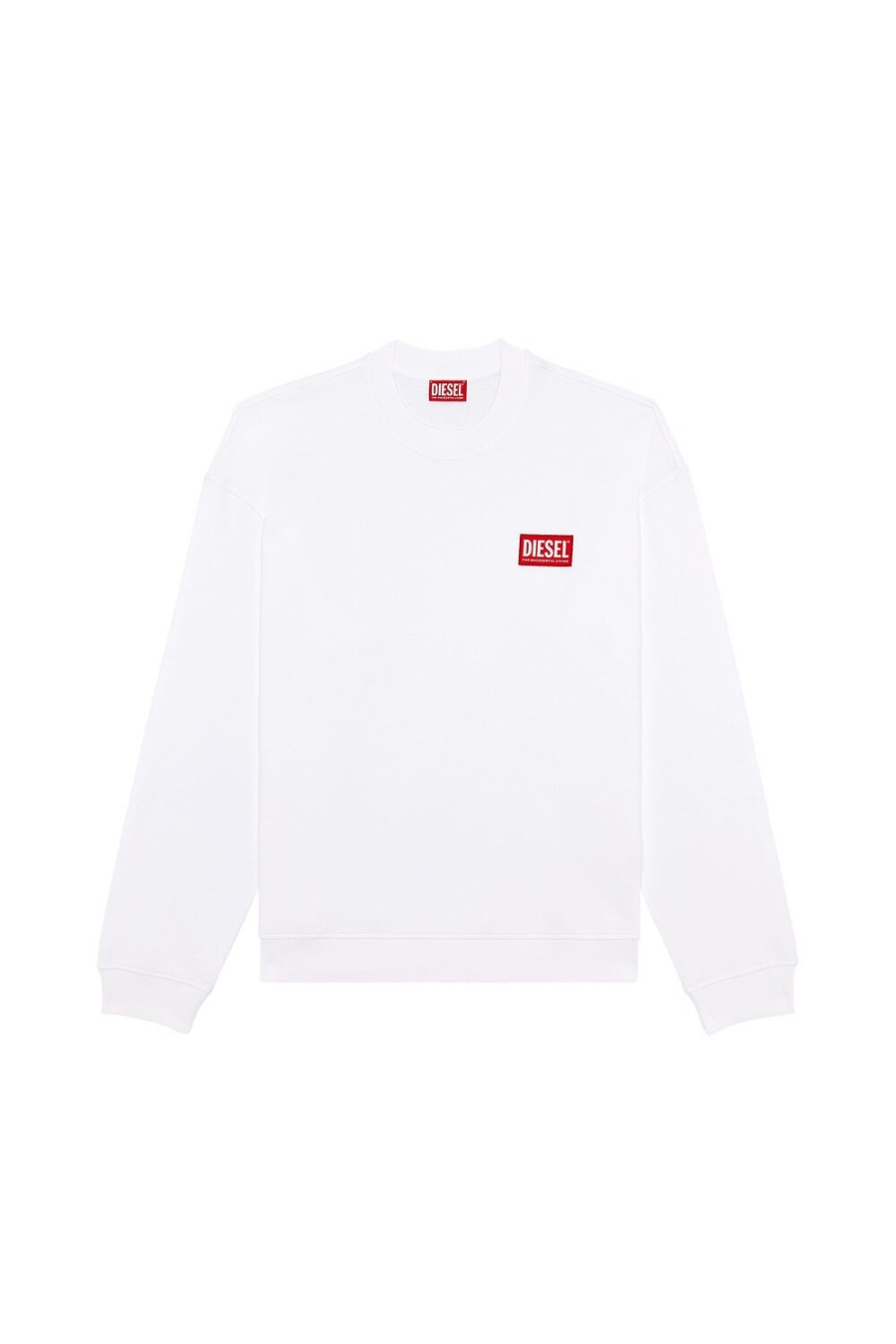 Men Diesel Sweaters | S-Nlabel-L1 White