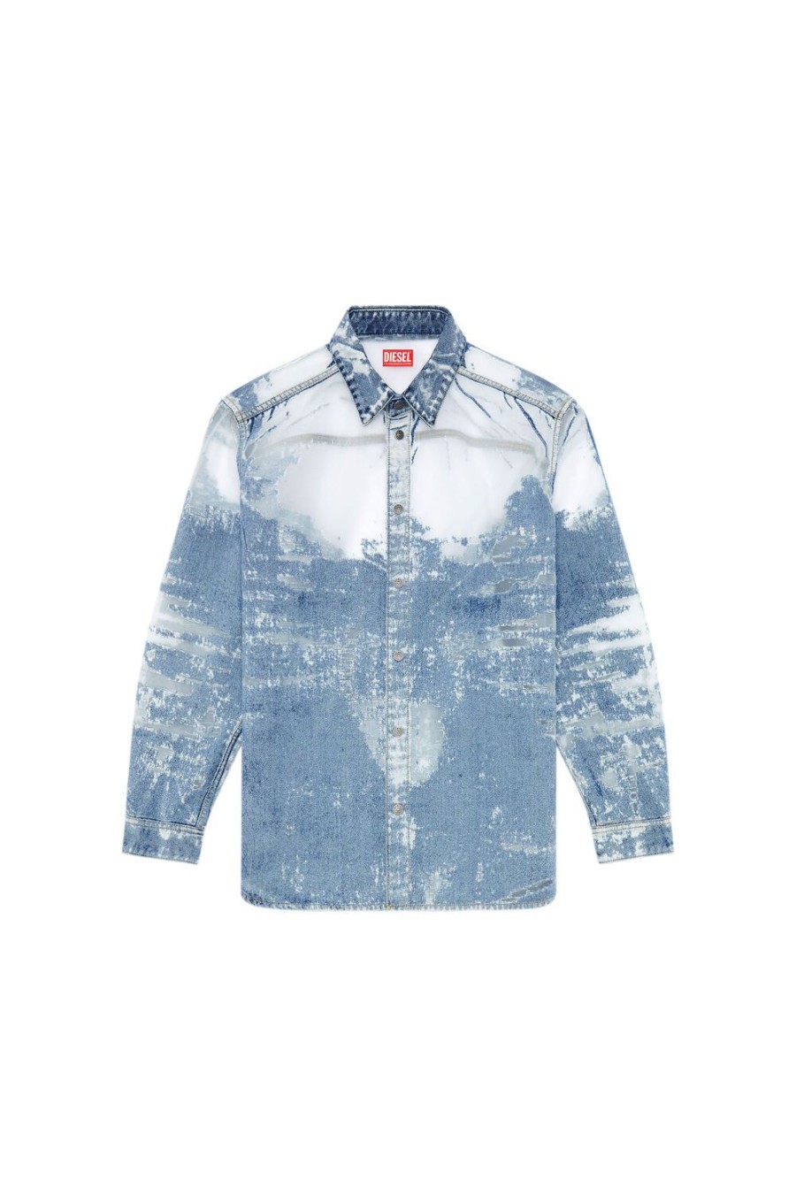 Men Diesel Shirts | D-Simply-Over-Fsd Medium Blue