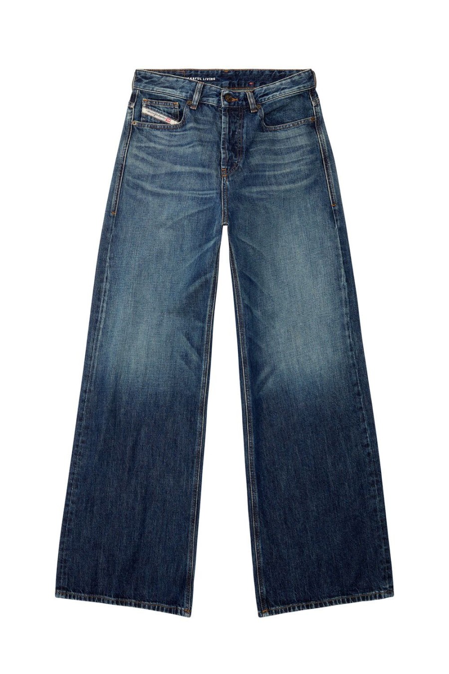 Women Diesel Jeans | Straight Jeans 1996 D-Sire 09H59 Dark Blue