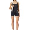 Women Diesel Trousers And Shorts | De-Lyla Short Pants Black/Dark Grey