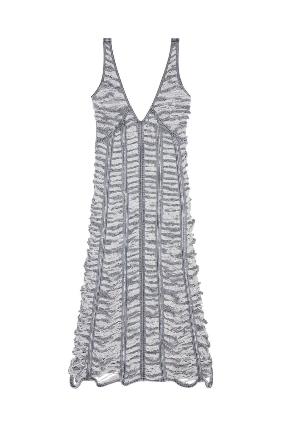 Women Diesel Dresses And Jumpsuits | De-Arie-Fsc Light Grey