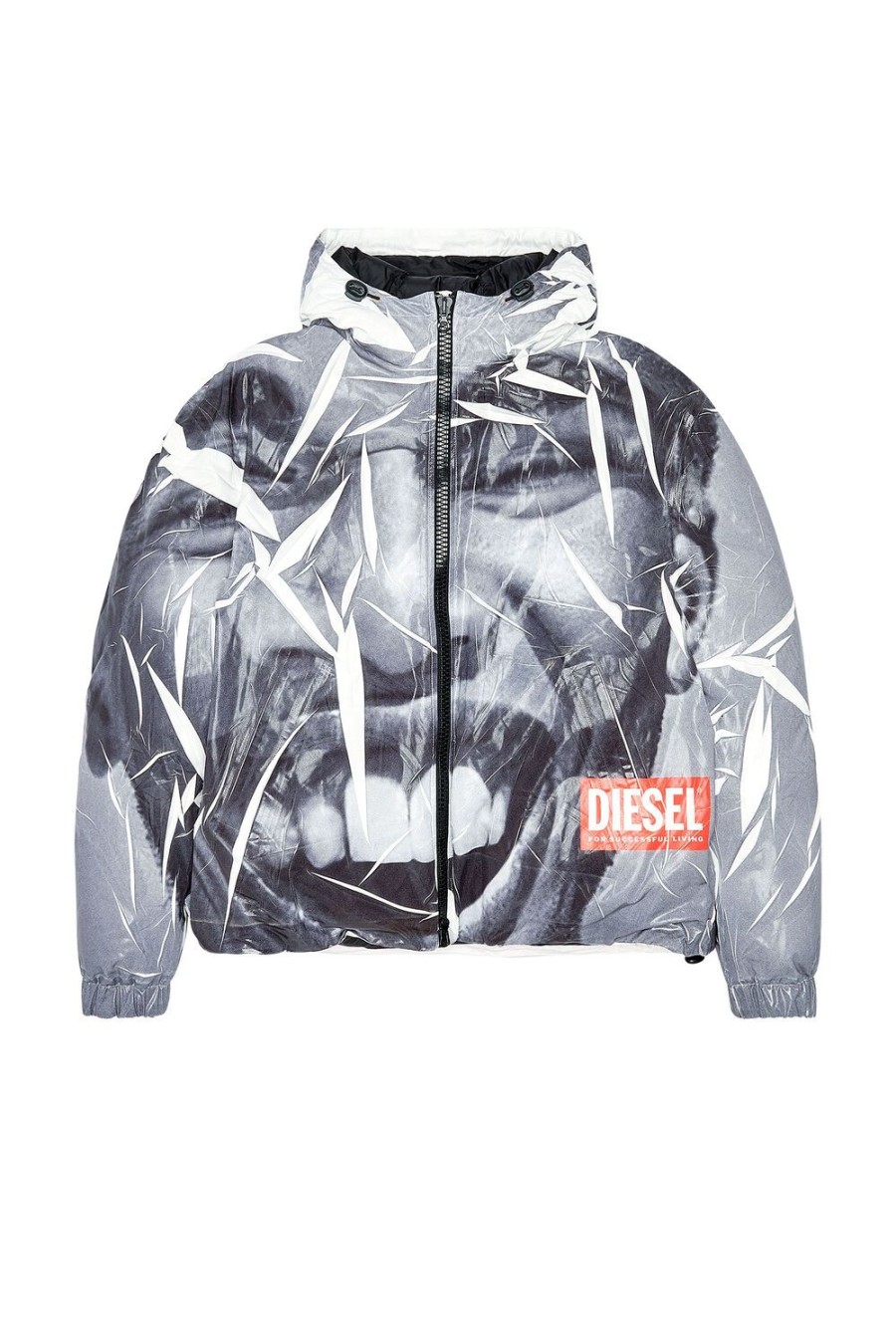 Men Diesel Outerwear And Jackets | J-Thoot Grey/White