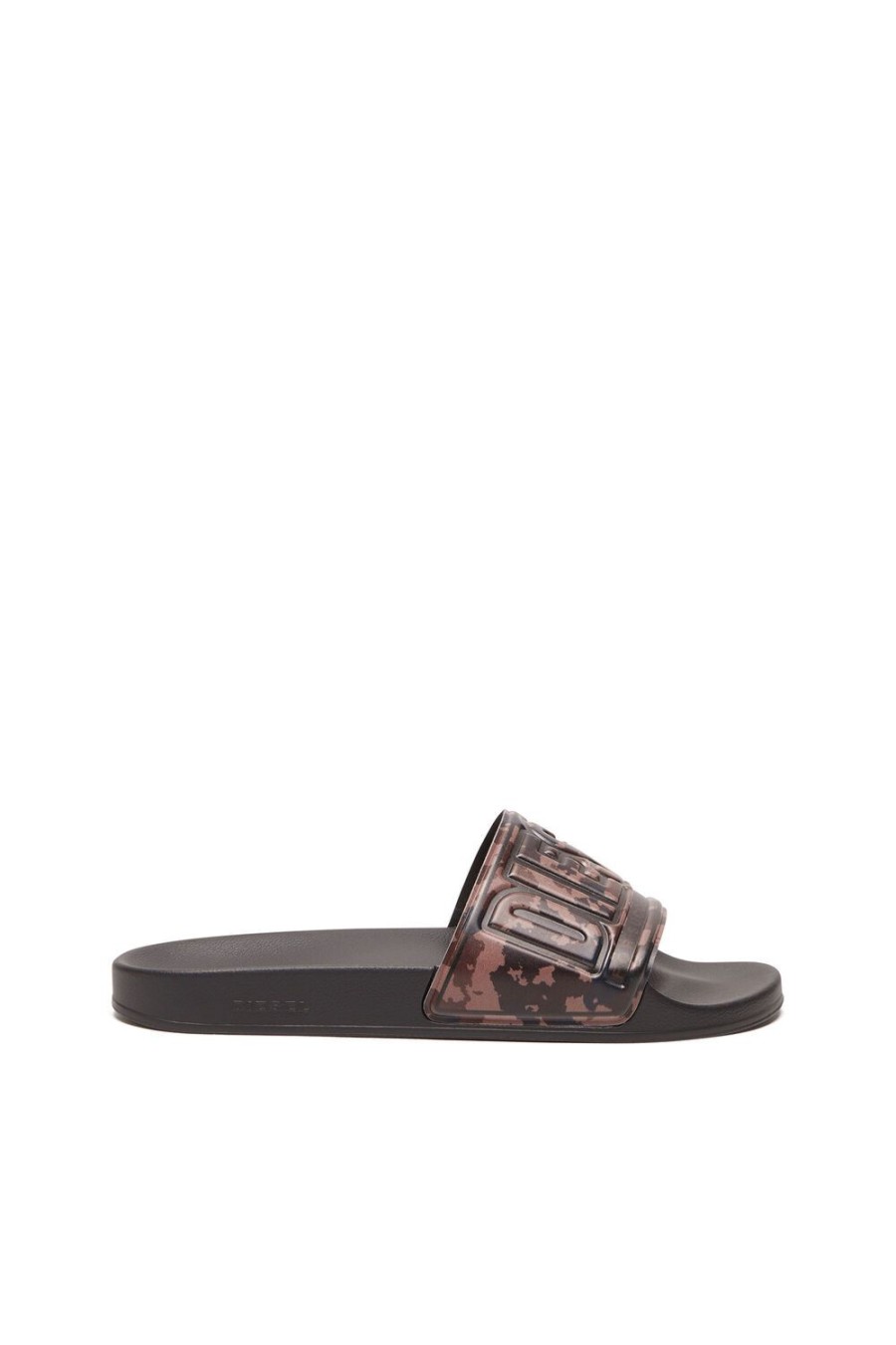 Women Diesel Rubber Slides | Sa-Mayemi Cc X Black