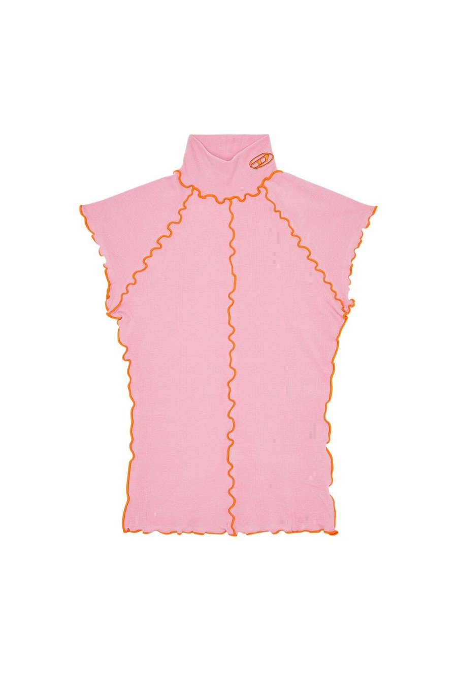 Women Diesel T-Shirts And Tops | T-Ribelle Pink