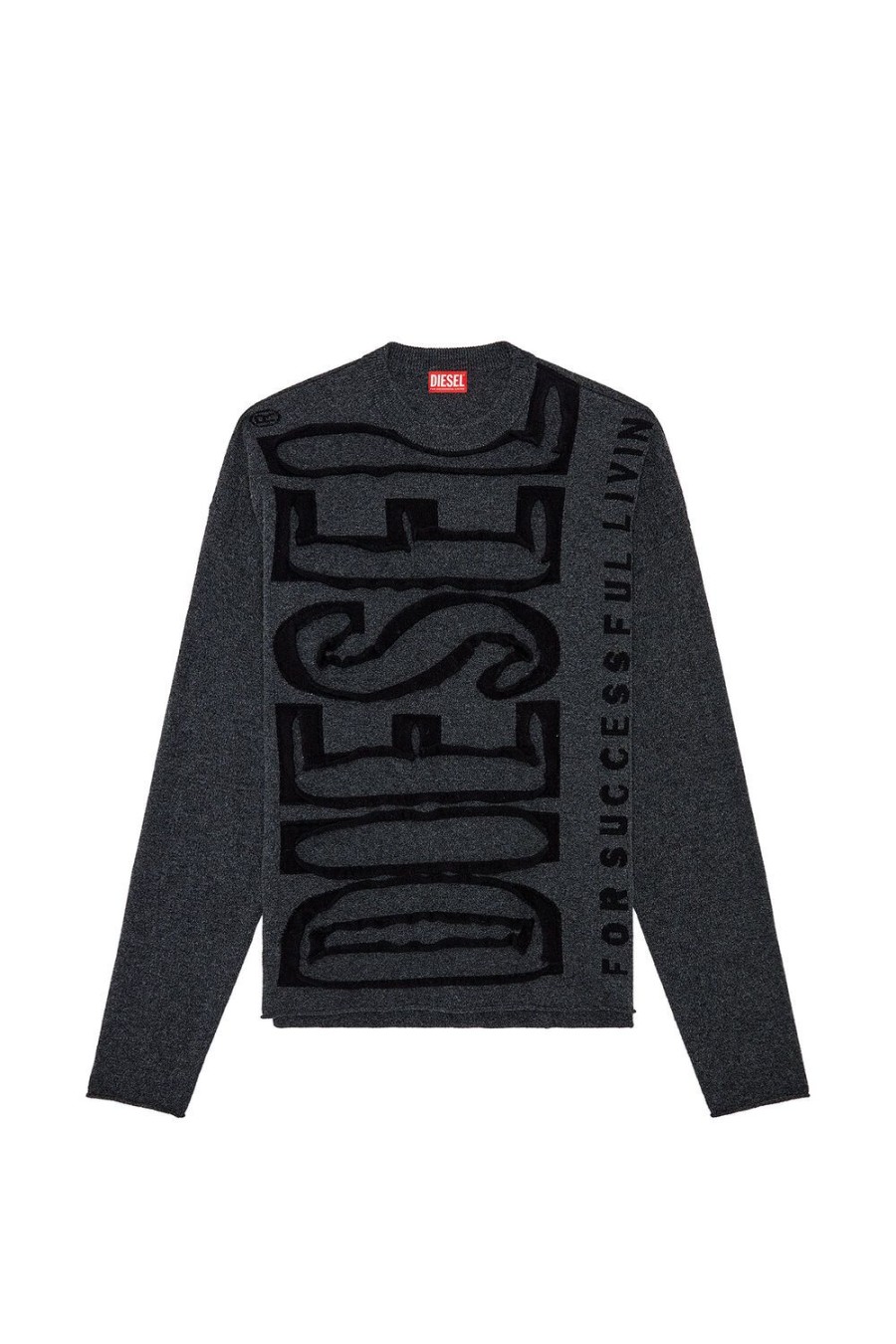 Men Diesel Knitwear | K-Floyd Dark Grey