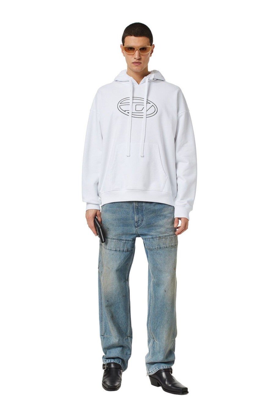 Men Diesel Sweaters | S-Ummer-Bigoval White