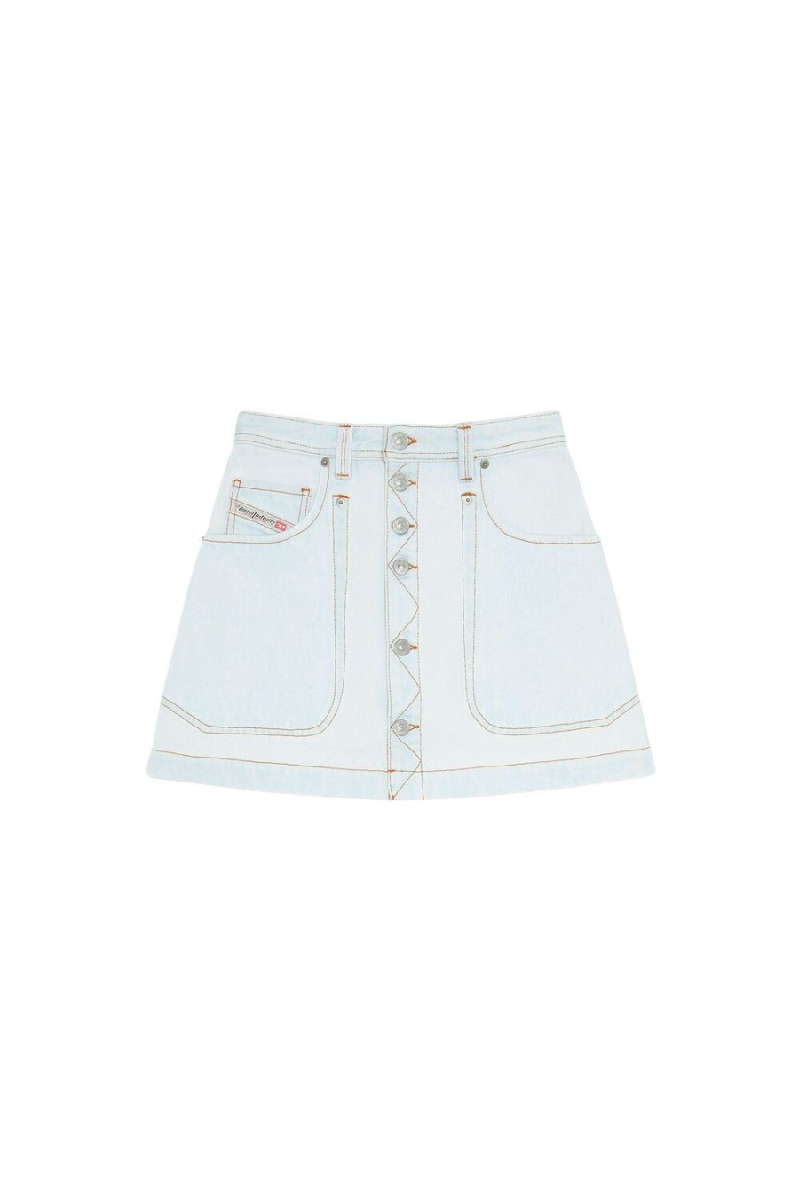 Women Diesel Skirts | De-Albus Light Blue