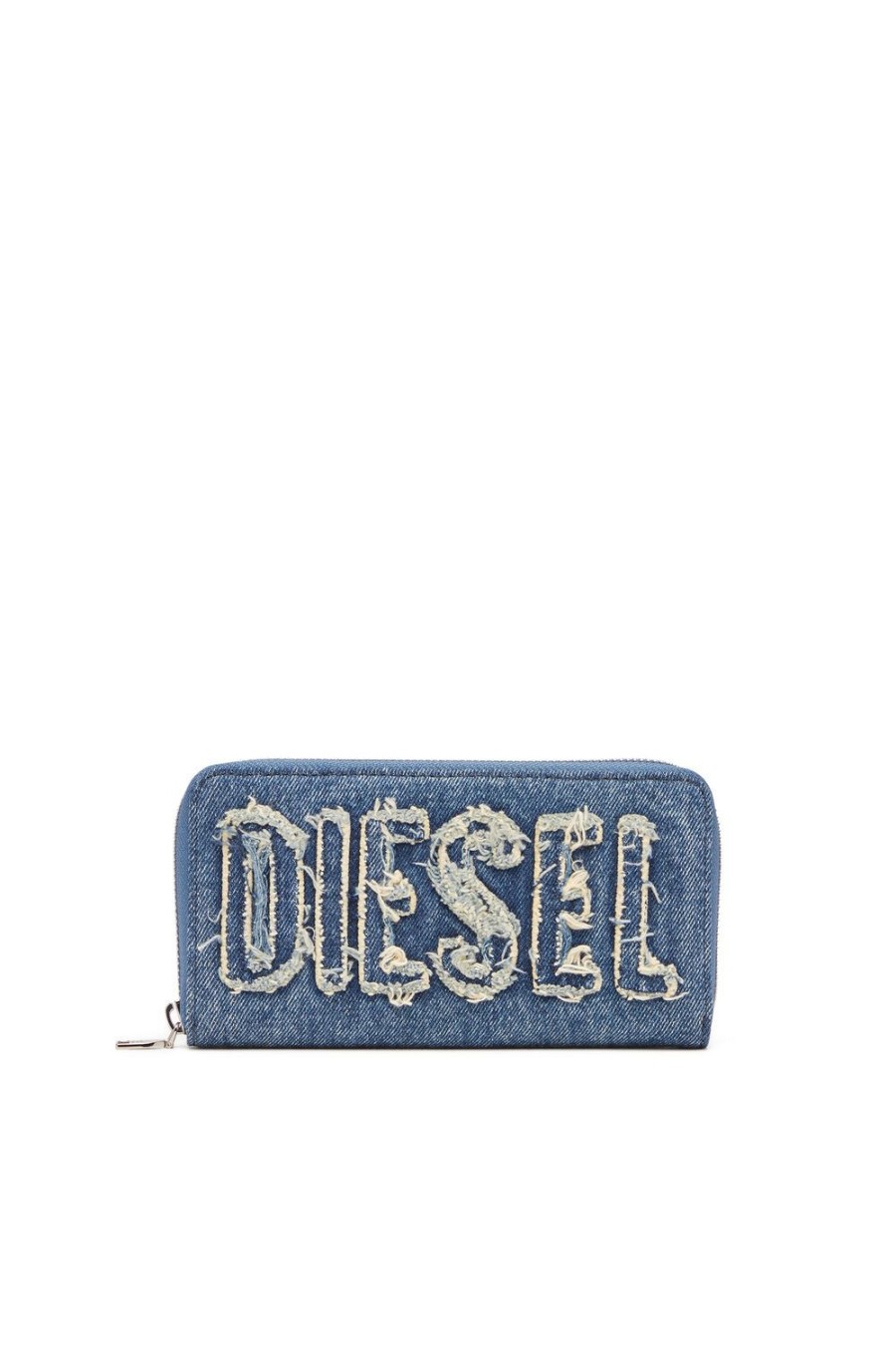 Women Diesel Wallets | Continental Zip L Blue