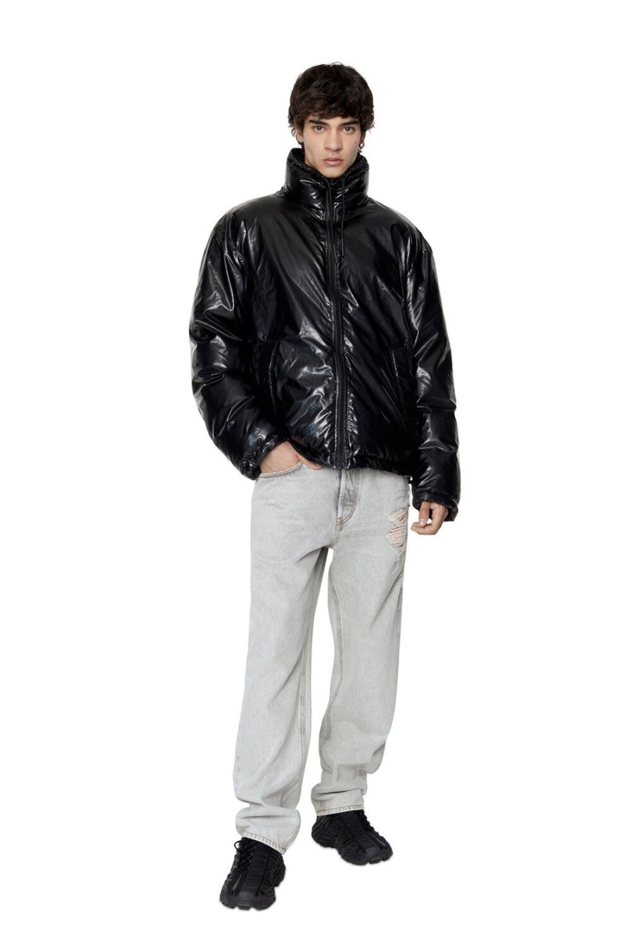 Men Diesel Outerwear And Jackets | W-Jupiter Black