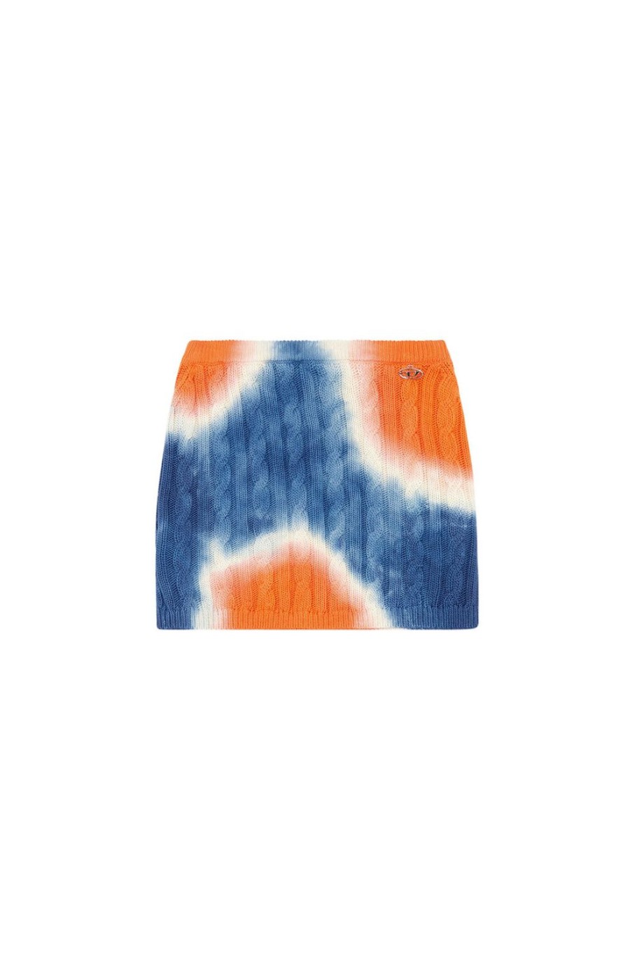 Women Diesel Skirts | M-Jami Orange/Blue