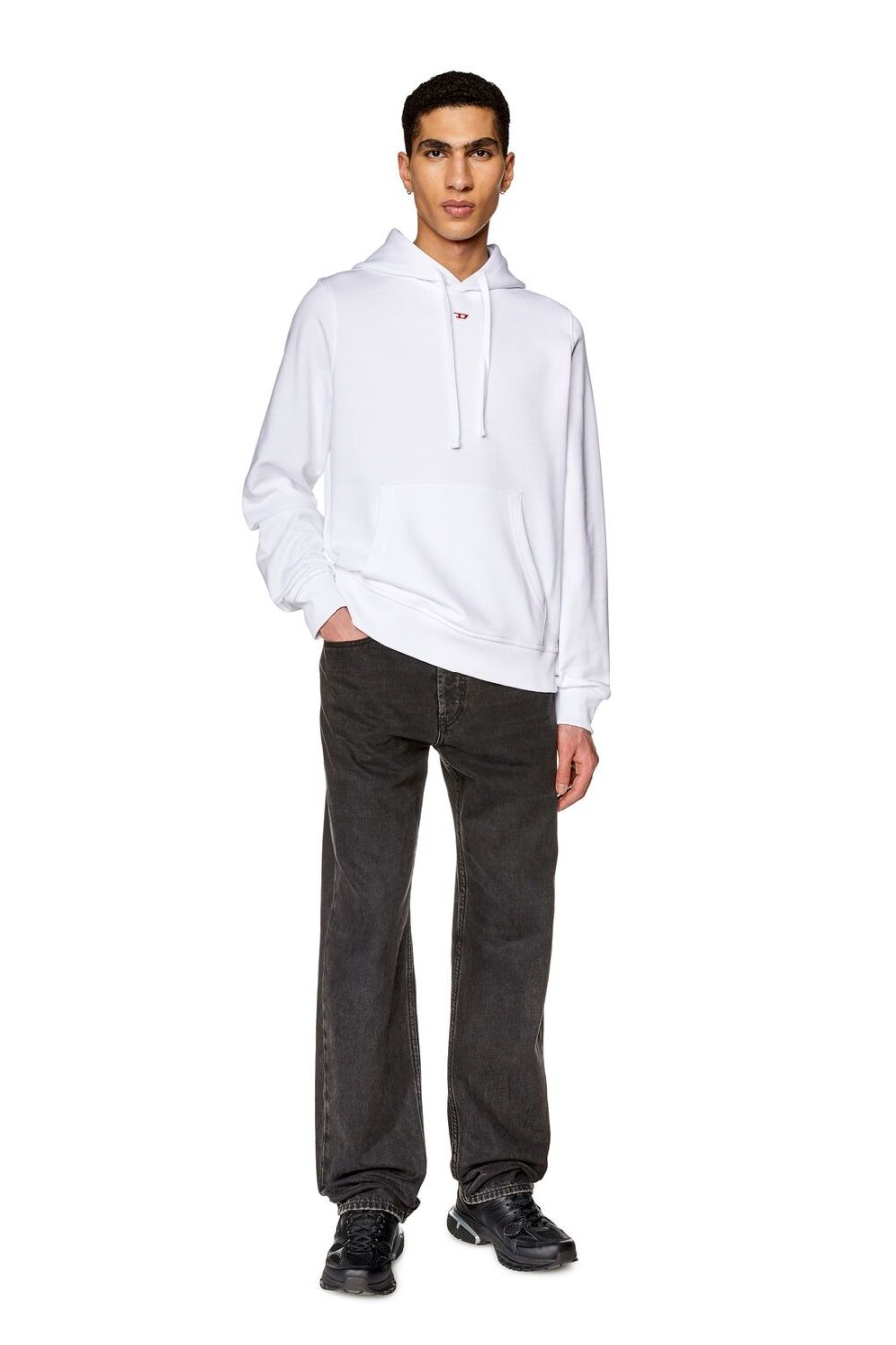 Men Diesel Sweaters | S-Ginn-Hood-D White