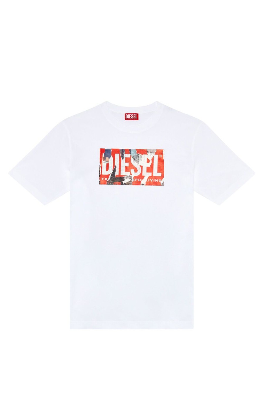 Men Diesel T-Shirts | T-Just-L13 White