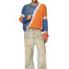 Men Diesel Knitwear | K-Janci Blue/Orange