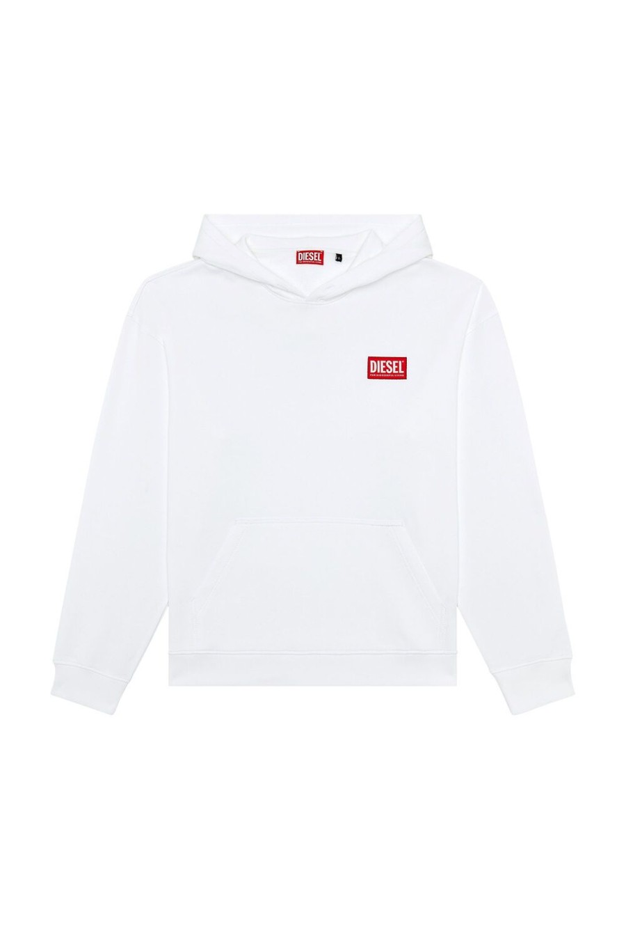 Men Diesel Sweaters | S-Nlabel-Hood-L1 White