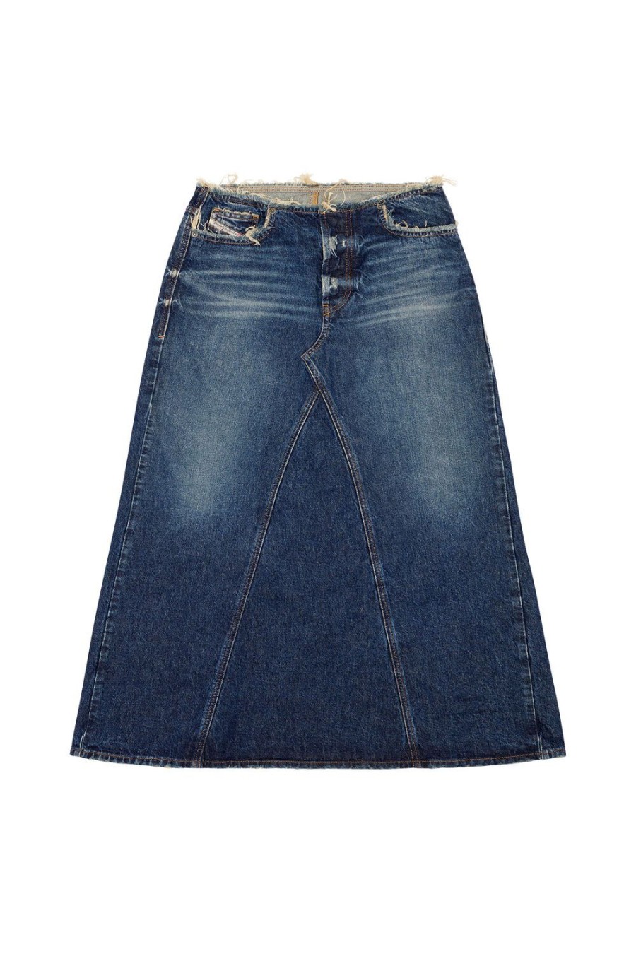 Women Diesel Skirts | De-Pago-S Medium Blue