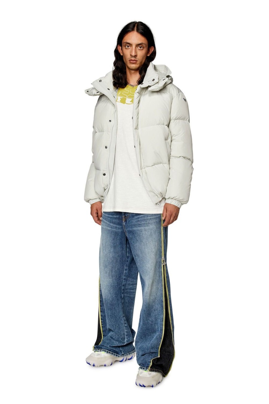 Men Diesel Outerwear And Jackets | W-Rolfys White