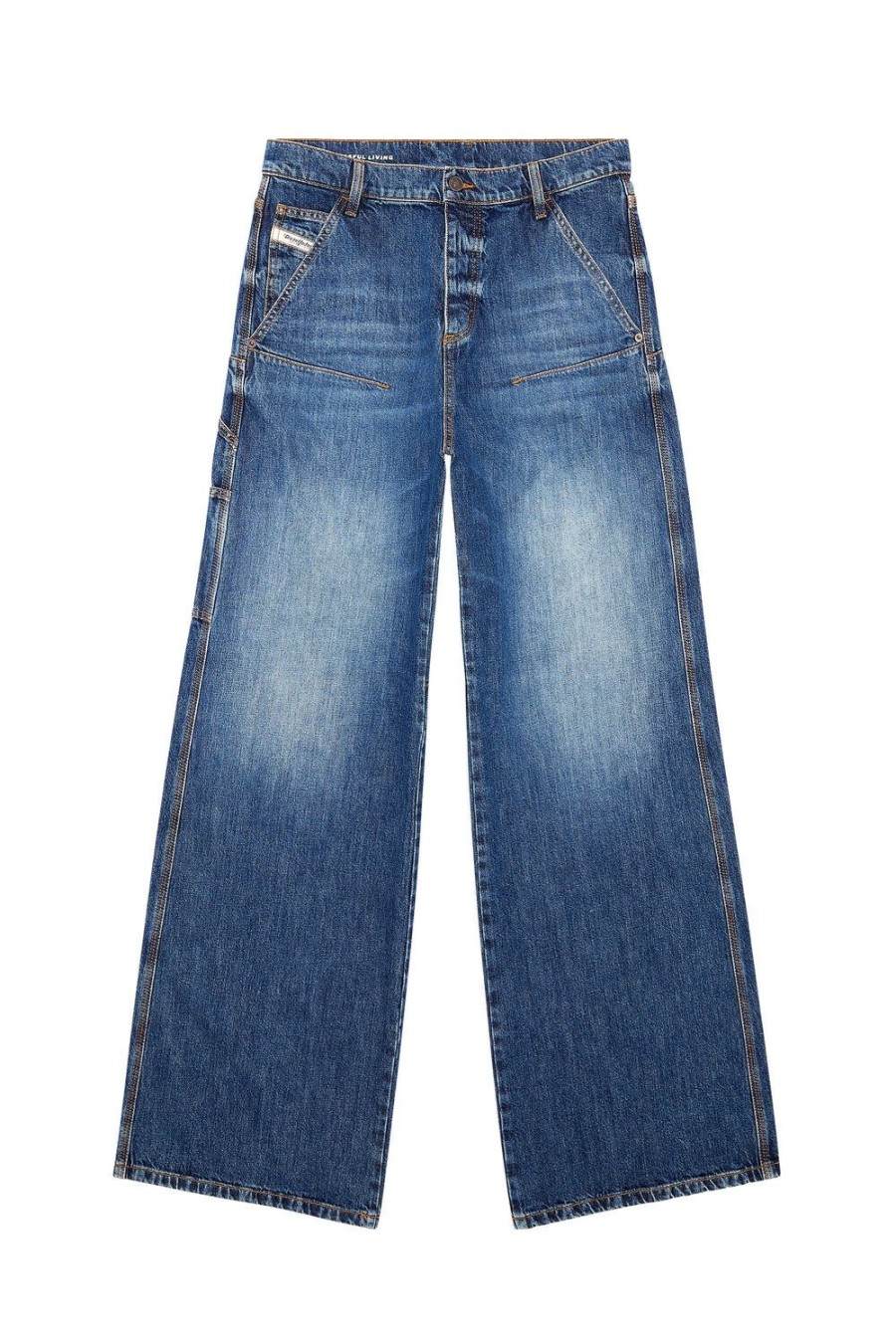 Women Diesel Jeans | Straight Jeans 1996 D-Sire 0Hjaw Dark Blue