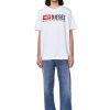 Men Diesel T-Shirts | T-Just-Divstroyed White