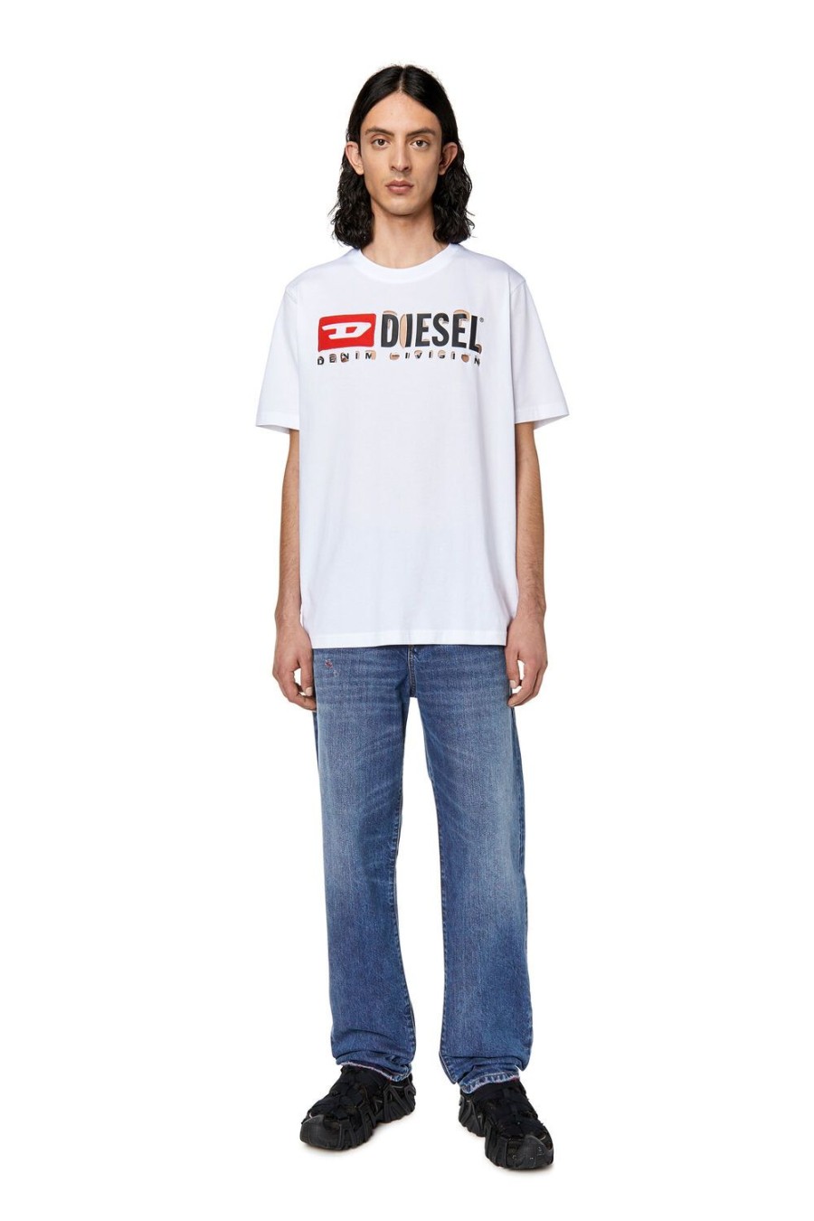 Men Diesel T-Shirts | T-Just-Divstroyed White