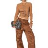 Women Diesel Trousers And Shorts | P-Malvarosa-New Brown