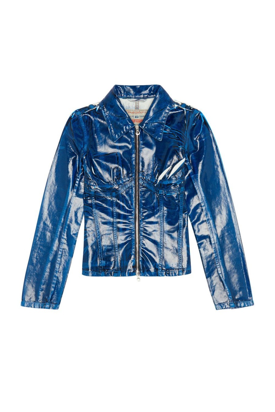 Women Diesel Outerwear And Jackets | De-Milly-Fsc Dark Blue