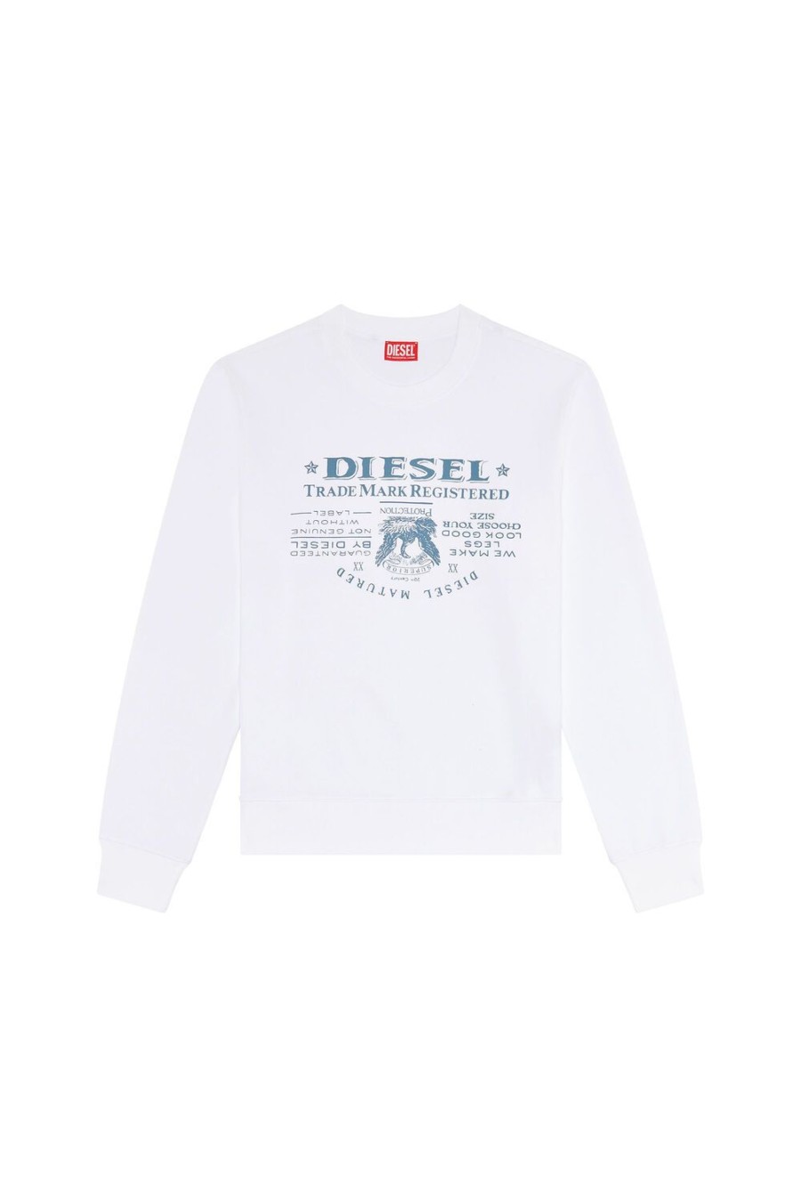 Men Diesel Sweaters | S-Ginn-L2 White