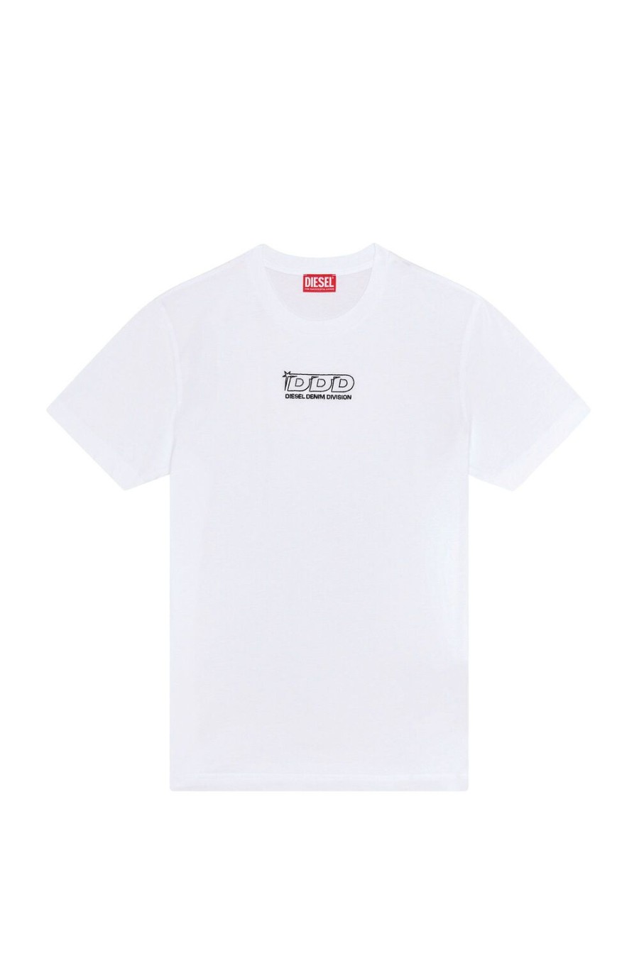 Men Diesel T-Shirts | T-Diegor-L15 White