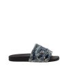 Women Diesel Rubber Slides | Sa-Slide D Denim Blue