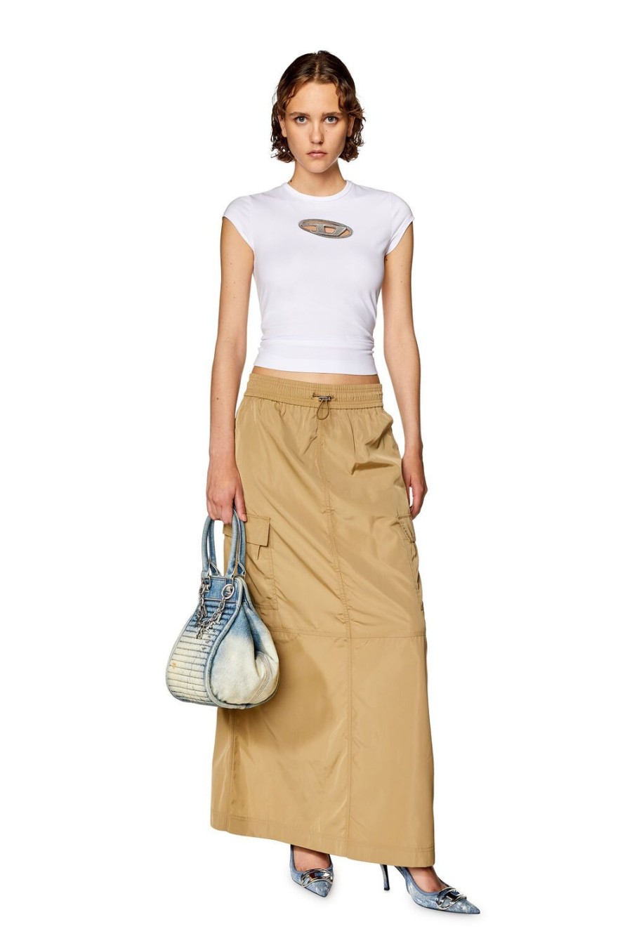 Women Diesel Skirts | O-Roxy Light Brown