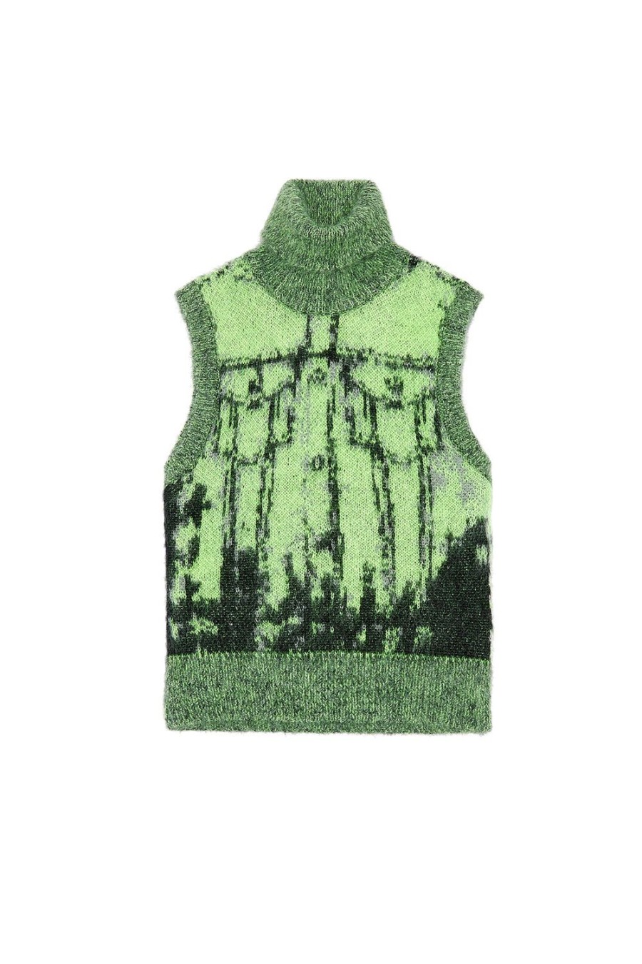 Women Diesel Knitwear | M-Sifnos Green/Black