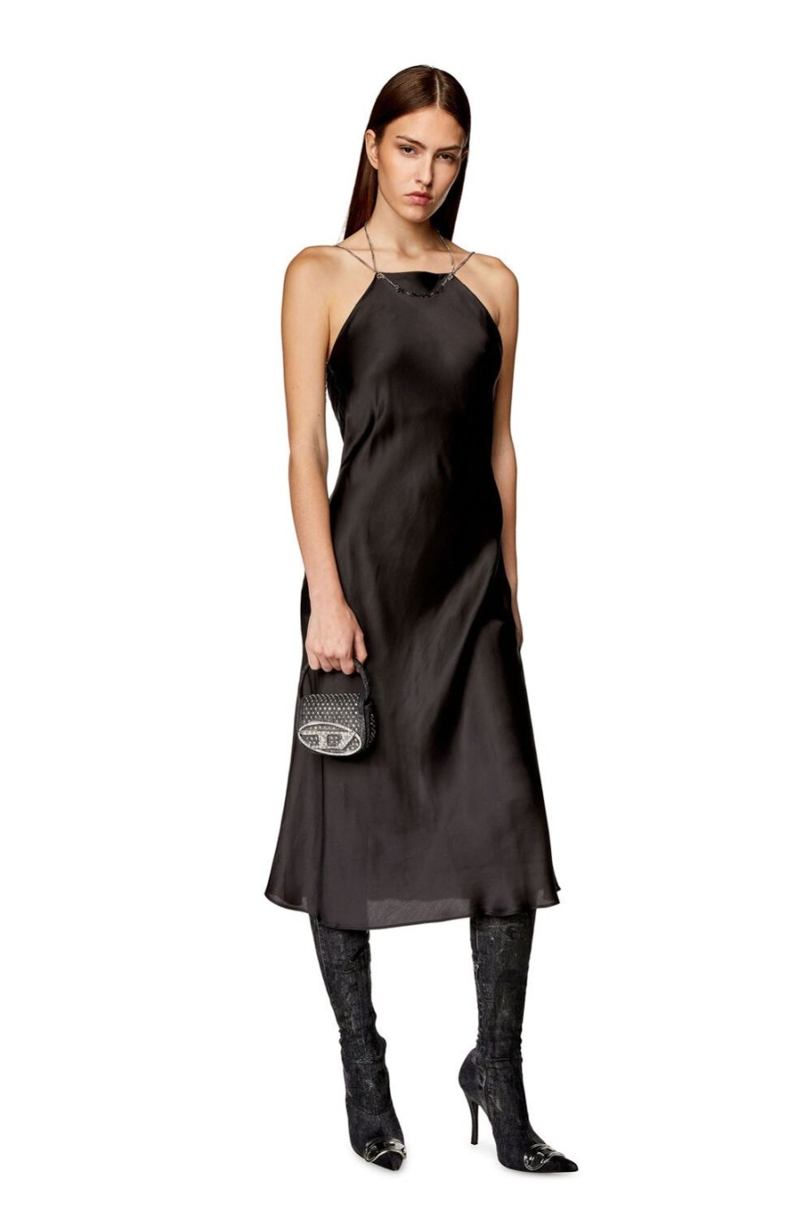 Women Diesel Dresses And Jumpsuits | D-Eliz Black