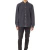 Men Diesel Shirts | D-Simply Basic Shirt Black/Dark Grey