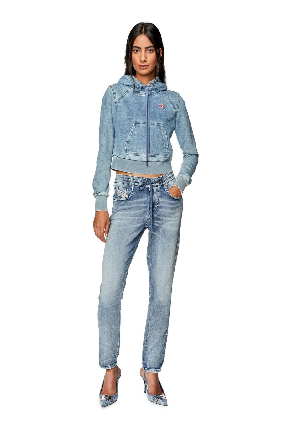 Women Diesel Jeans | Skinny D-Tail 068Fl Medium Blue