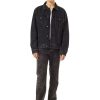 Men Diesel Outerwear And Jackets | D-Barcy Trucker Jacket Black/Dark Grey