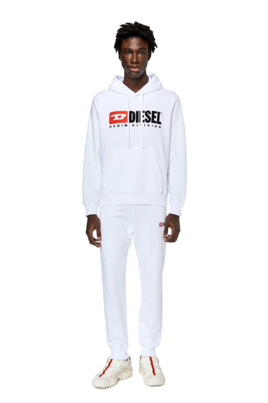 Men Diesel Sweaters | S-Ginn-Hood-Div White