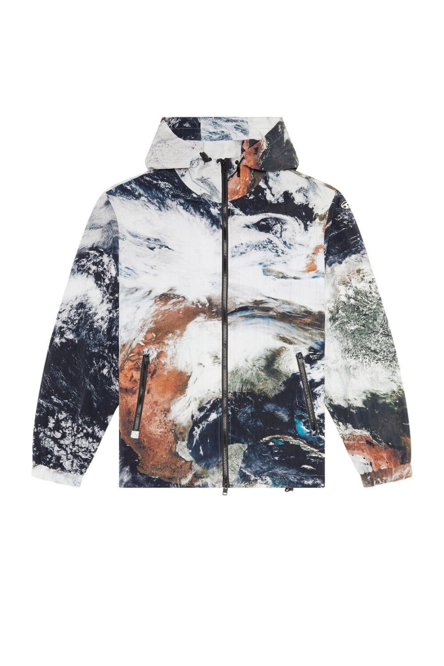 Men Diesel Outerwear And Jackets | J-Warrett-Print Black/White