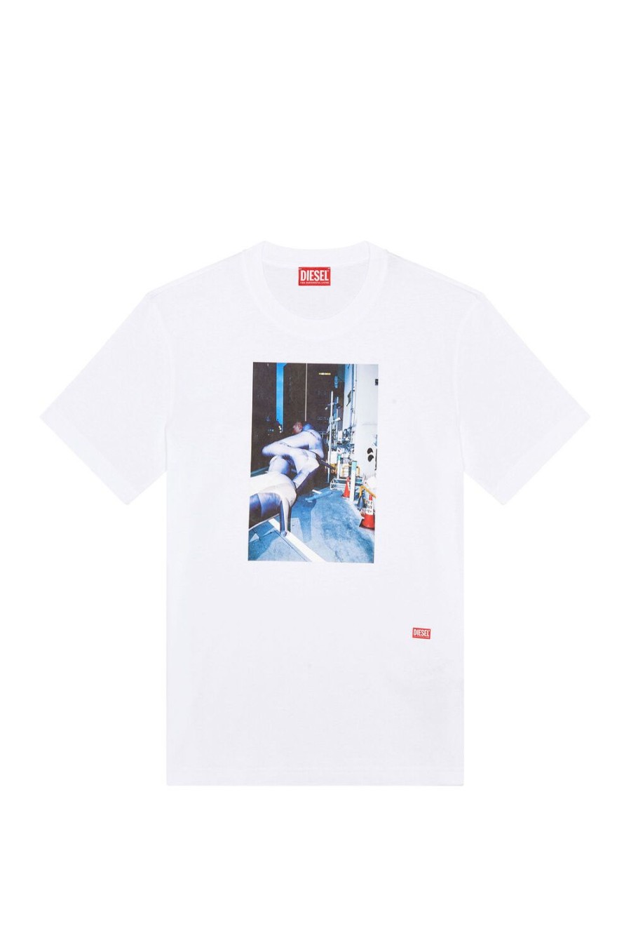 Men Diesel T-Shirts | T-Diegor-L5 White