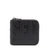 Men Diesel Wallets | Dsl 3D Bi-Fold Coin Zip Xs Black