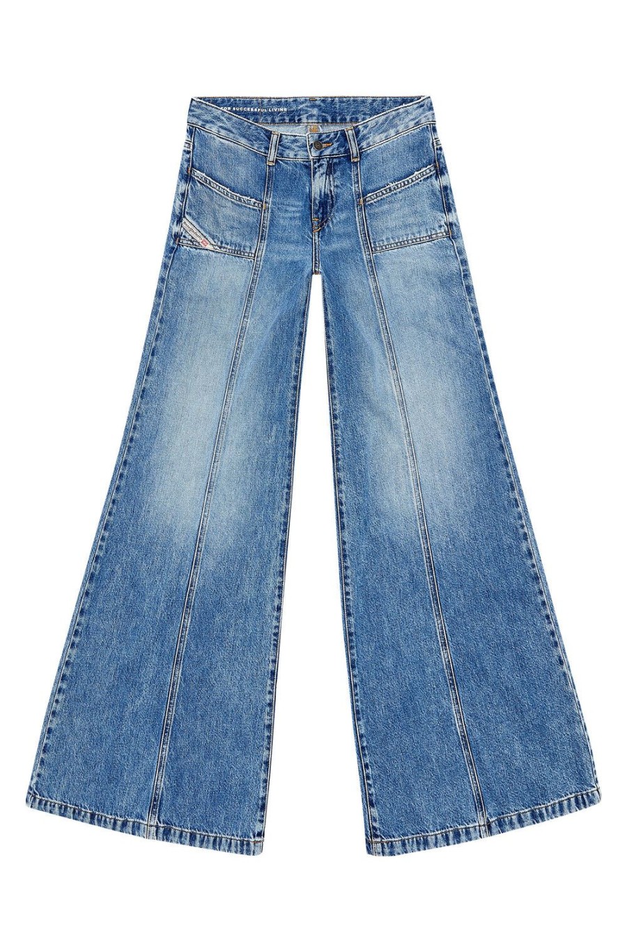 Women Diesel Jeans | Bootcut And Flare Jeans D-Akii 09H95 Medium Blue