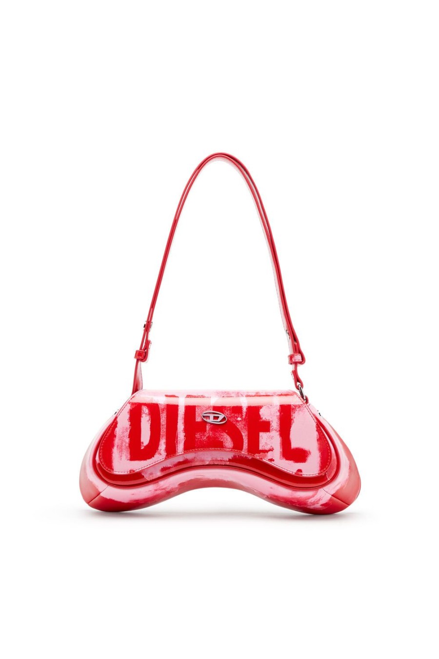 Women Diesel Shoulder Bags | Play Crossbody Pink/Red