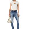 Women Diesel Jeans | Skinny Jeans 2015 Babhila 09G35 Medium Blue