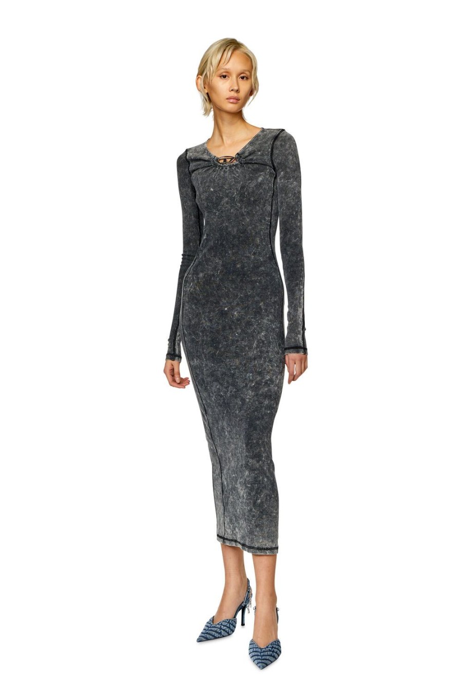 Women Diesel Dresses And Jumpsuits | D-Critic Dark Grey